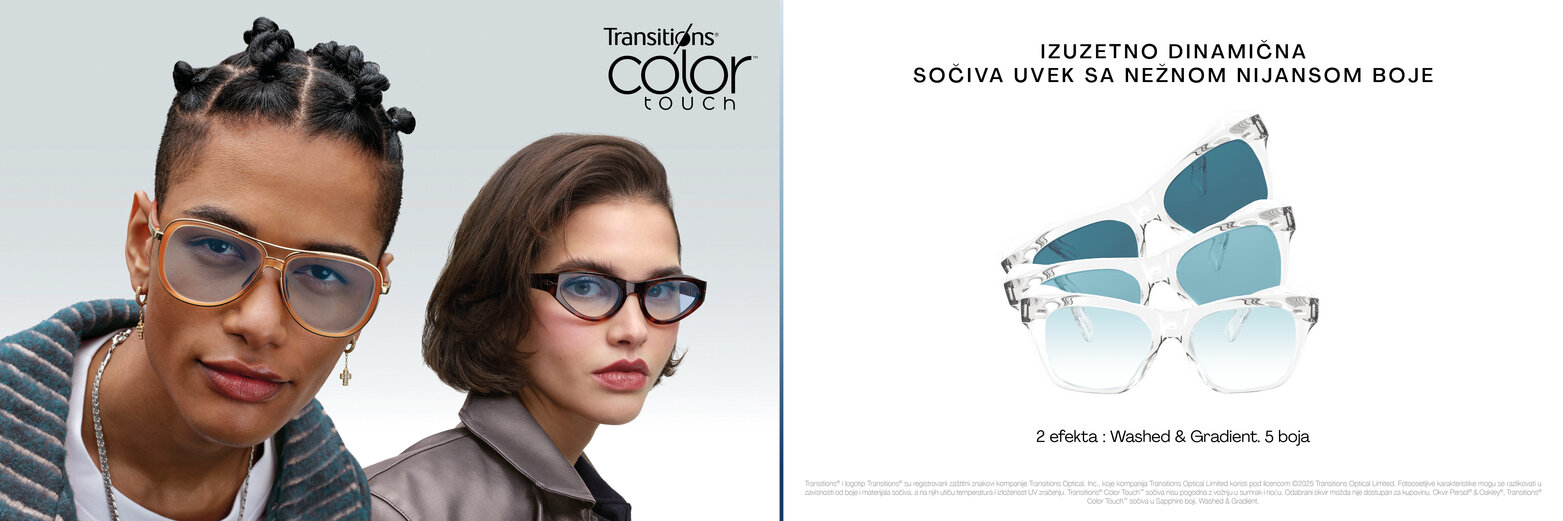 Transitions® Color Touch™ - tehničke karakteristike