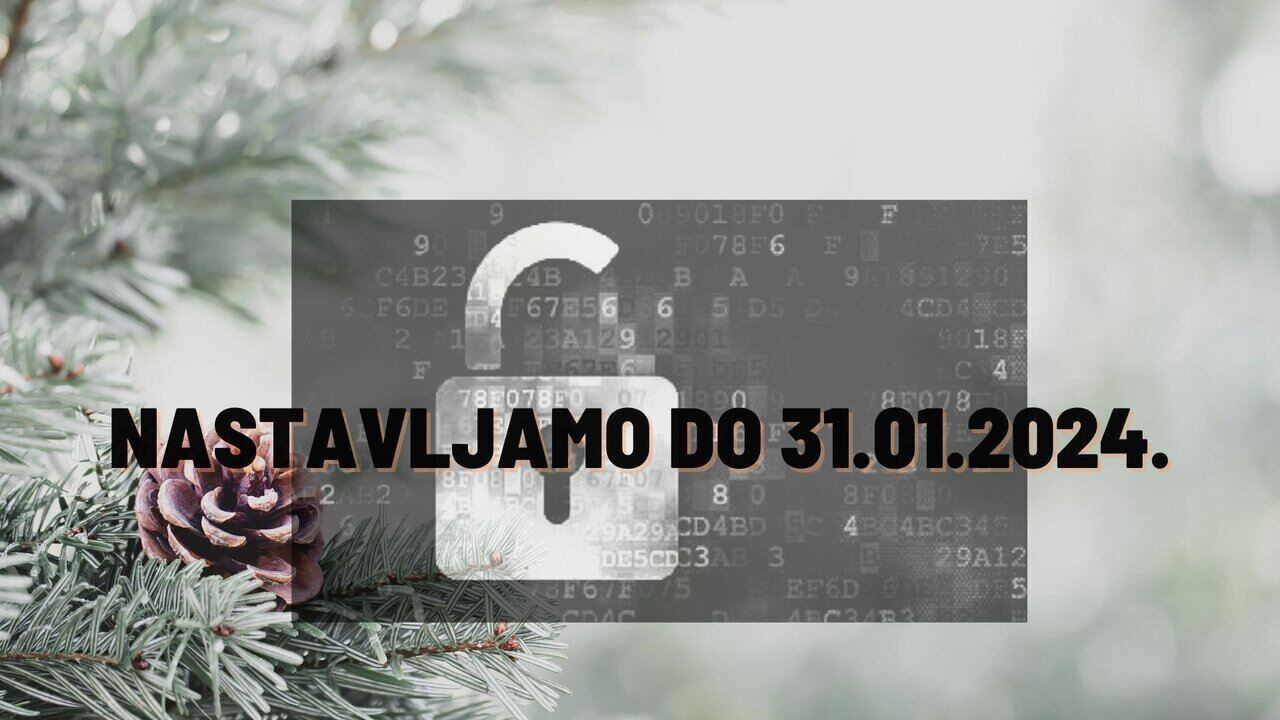 Nastavljamo do kraja januara