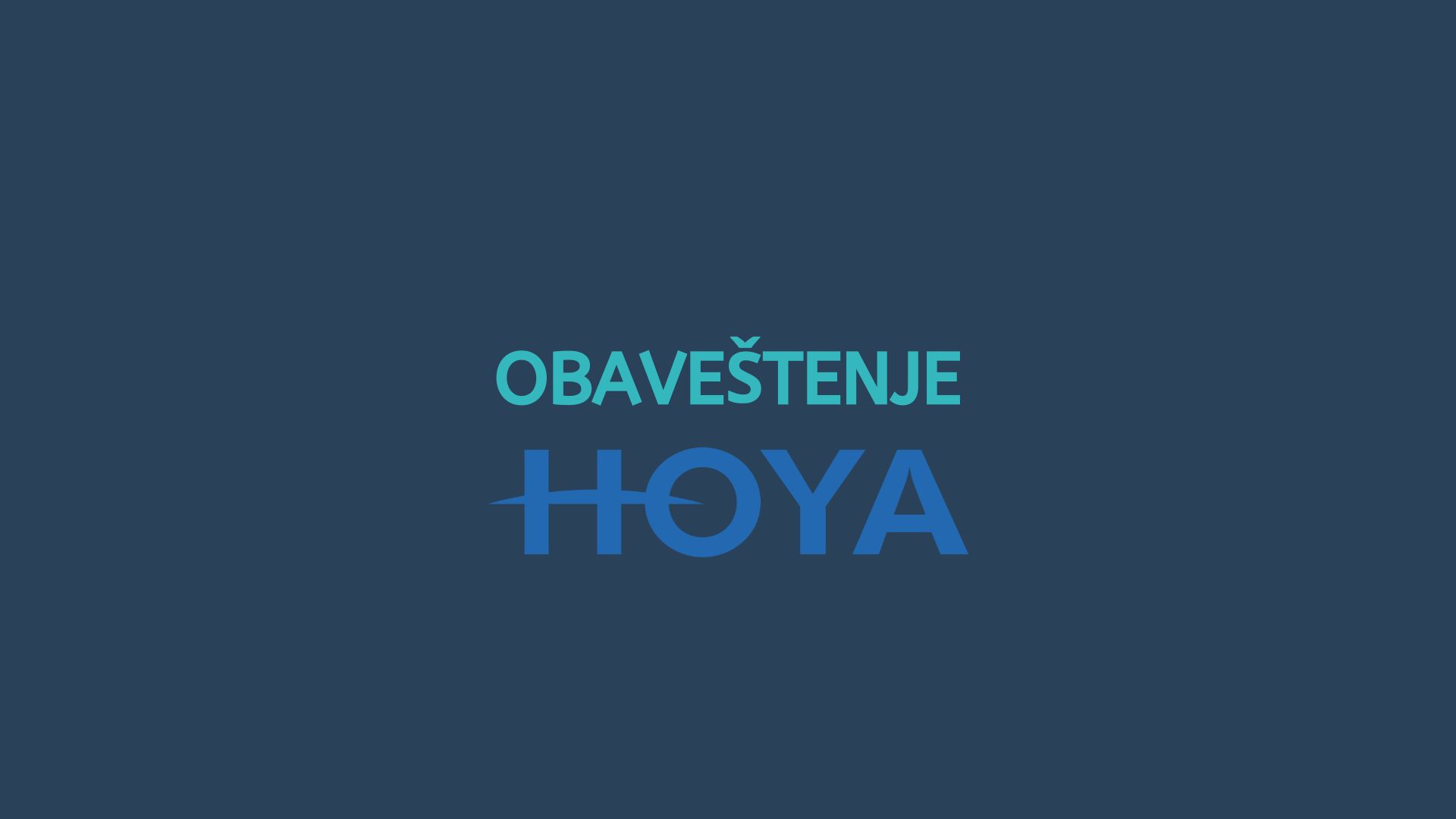 Mobi Optika - obaveštenje